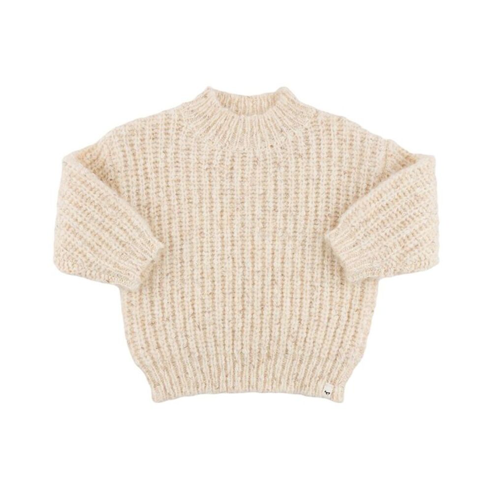 Oh Baby! Girls  Fleck Grandpa Knitted Pullover